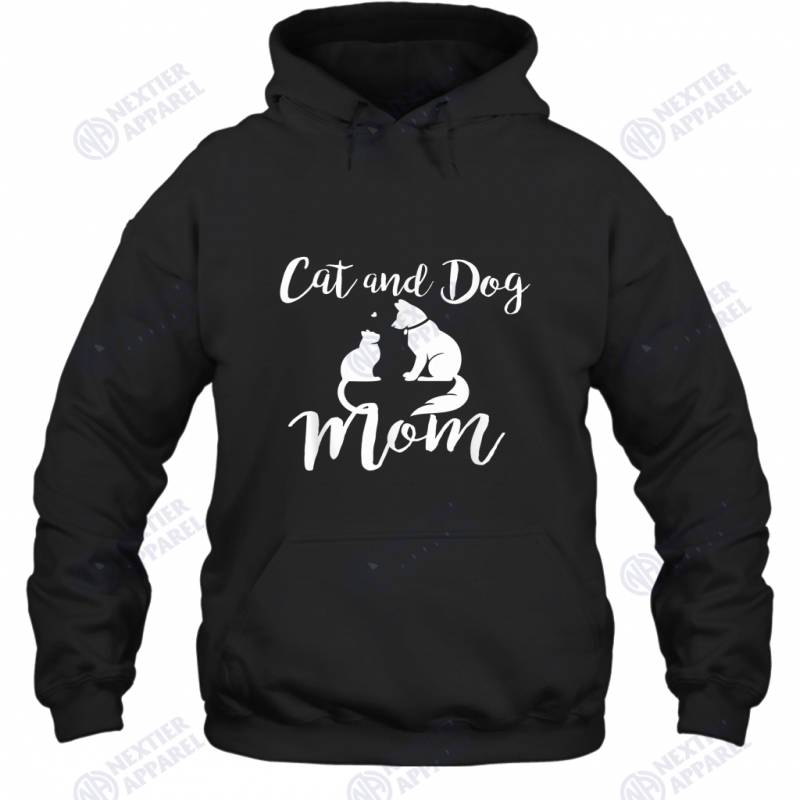 Pets Animals Cats and Dogs Cat Mom AF Dog Dad Puppy Hoodie