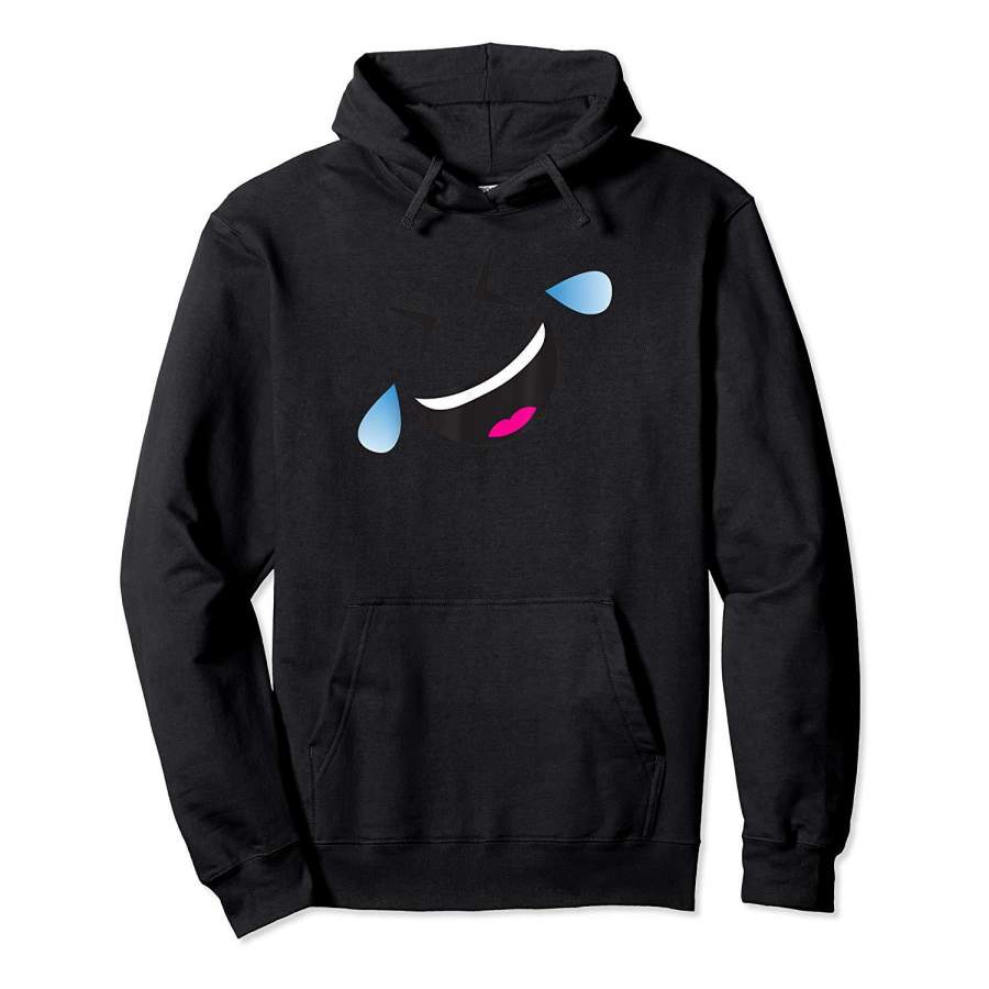 Rolling On The Floor Laughing Face Emojis Halloween Costume Hoodie