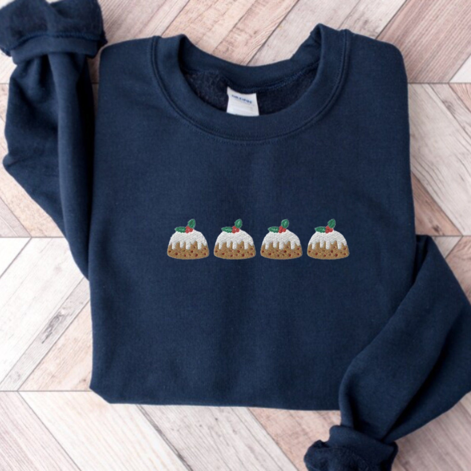 Christmas Pudding Sweatshirt 2D Crewneck Sweatshirt