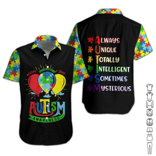 Autism Awareness Hawaiian Shirt | For Men & Women | Adult | Hw2759