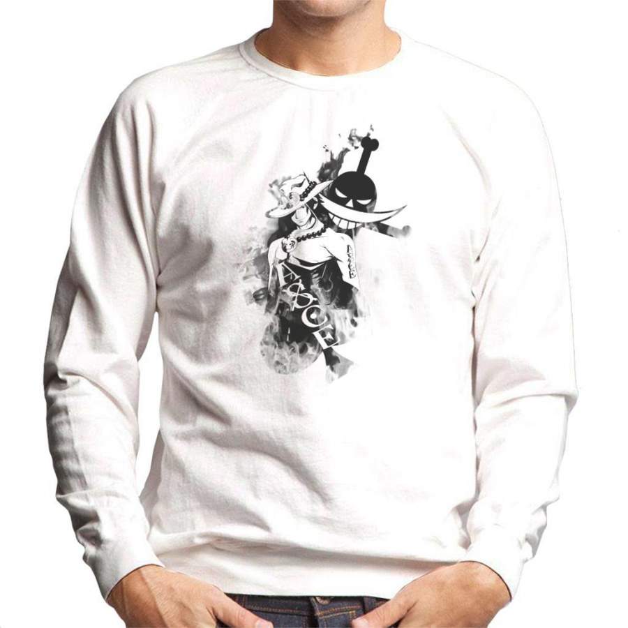 One Piece Portgas Ace Montage Men’s Sweatshirt