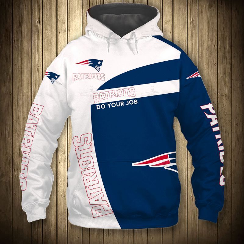 New England Patriots Hoodie 3D  Sweatshirt Pullover Gift S