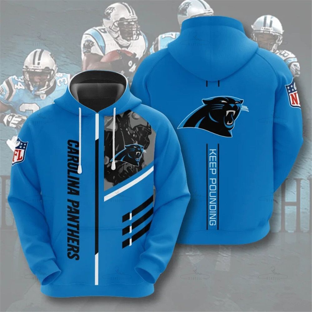 Carolina Panthers Hoodies 3 Lines Graphic Gift S