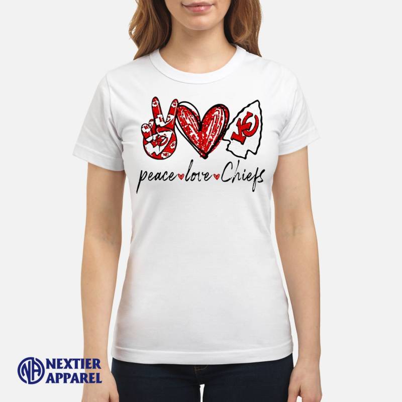 Peace Love Kansas City Chiefs Special Version Shirt Classic Women’s T-Shirt