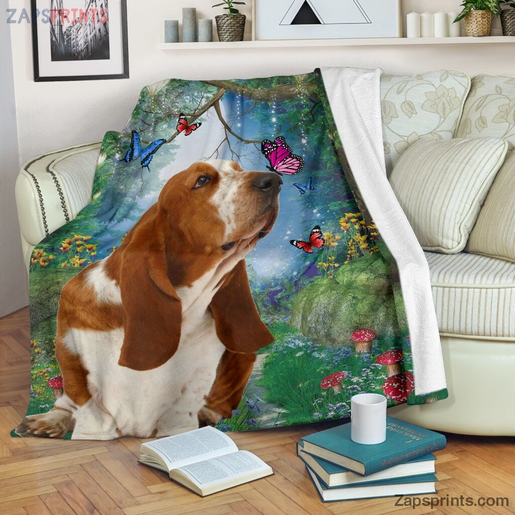 Ln Basset Hound Heaven Garden Blanket – Cool Gift Ideas