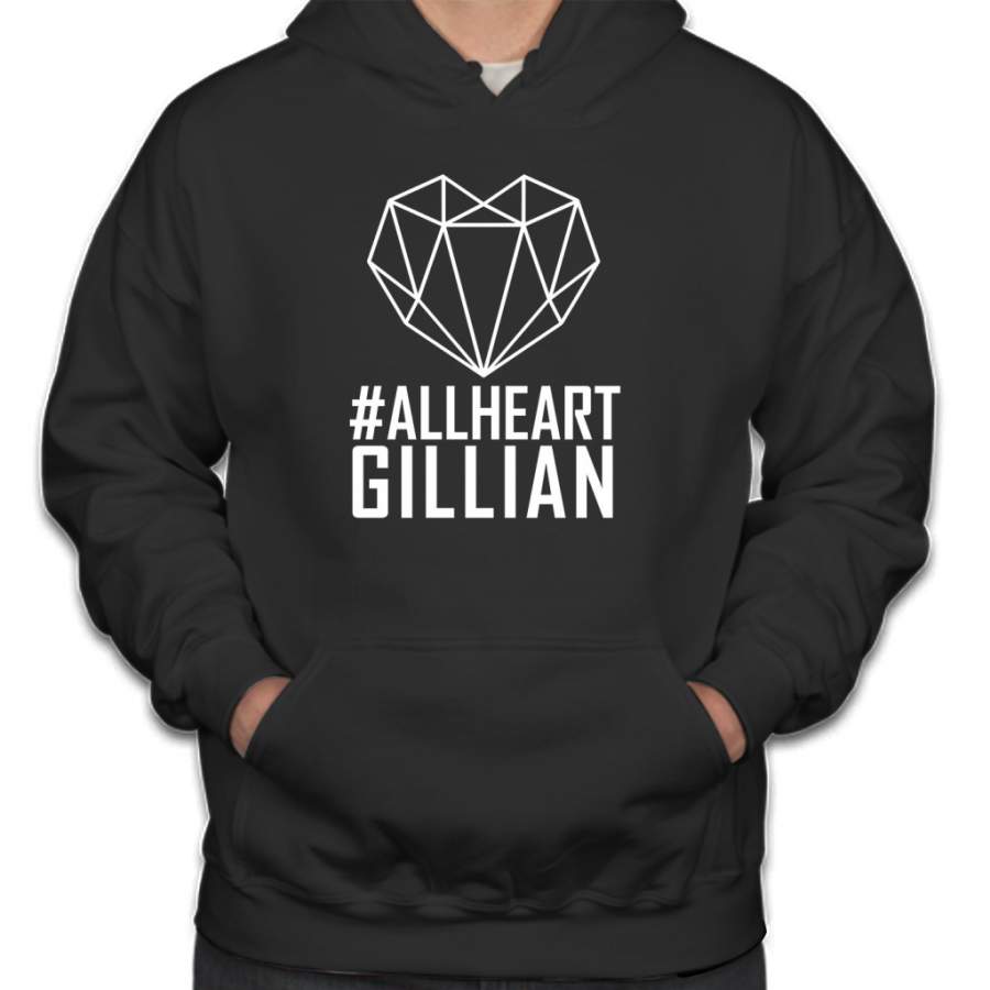 #AllHeartGillian – Wire on Black Hoodie