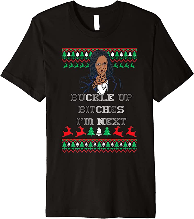 All I Want Biden Obama Pelosi Fauci Ugly Christmas Sweater Premium T-Shirt