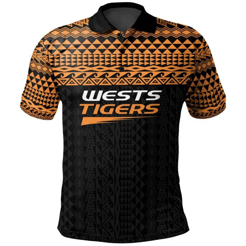 West Tiger Polynesian Polo Shirt – NRL Team – BN3912