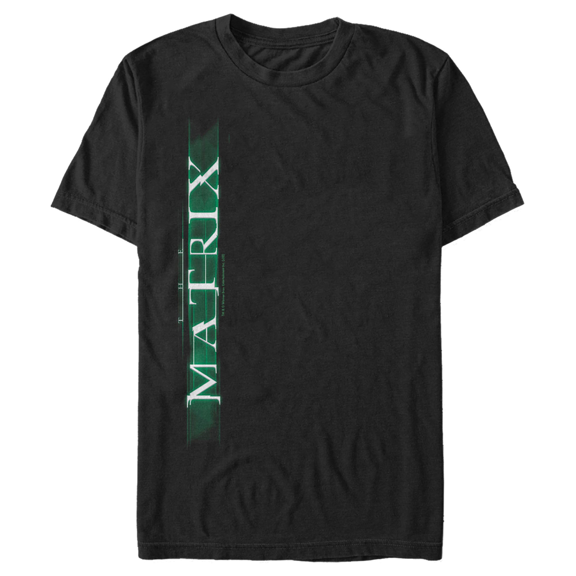 The Matrix Men’S Vertical Logo  T-Shirt