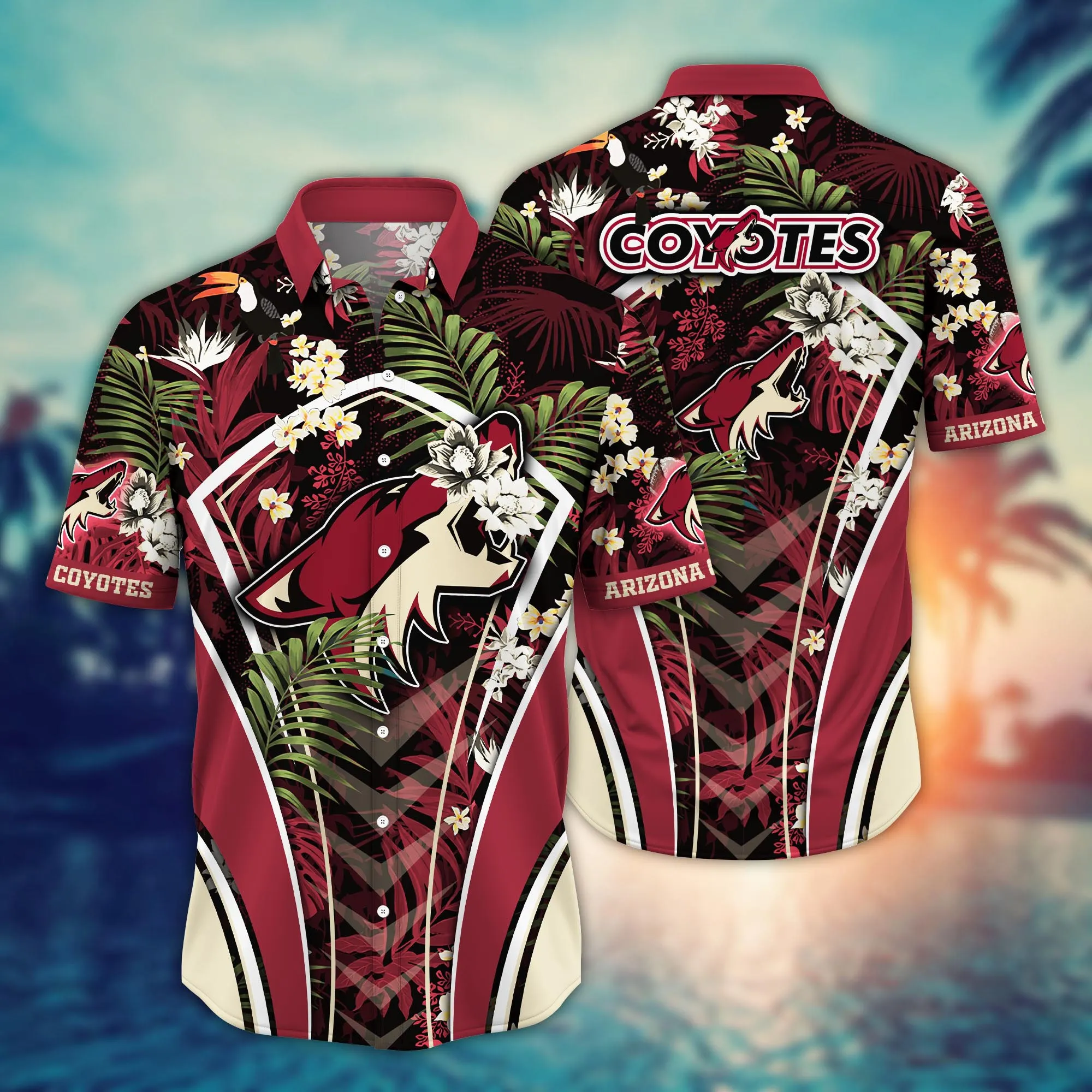 Arizona Coyotes Nhl Hawaiian Shirt June Aloha Shirt