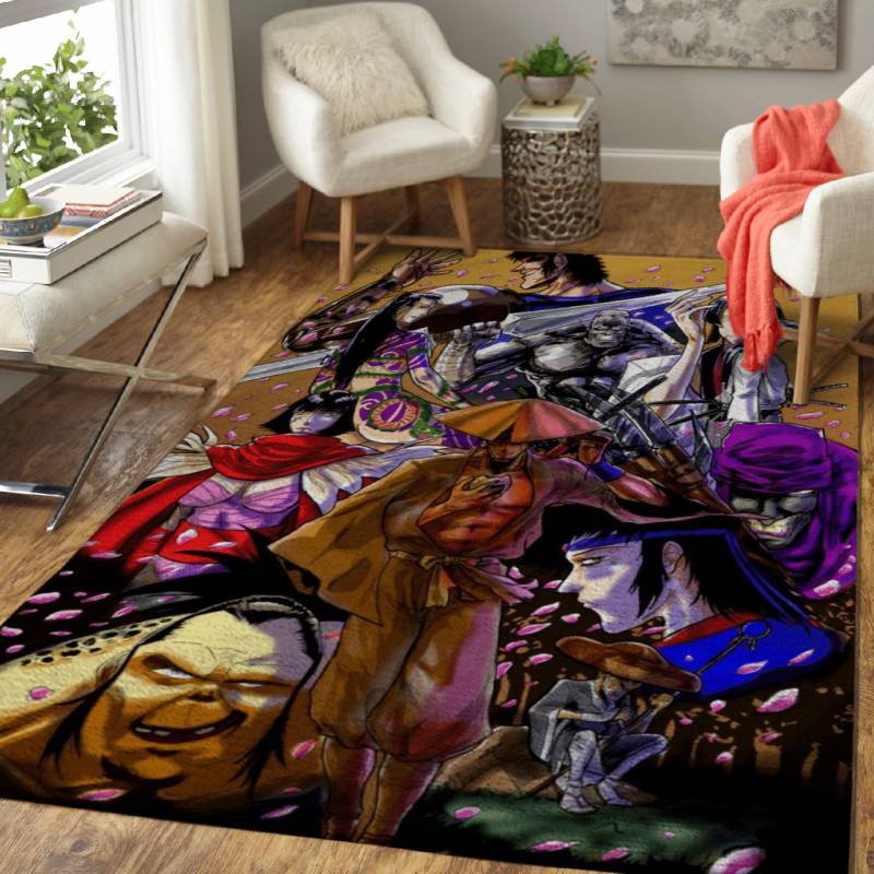 Ninja Scroll Anime Art Area Rug – Carpet