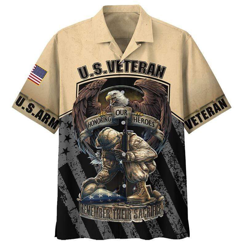 Honoring Our Heroes Remember Their Sacrifice US Army Veteran Unisex ...