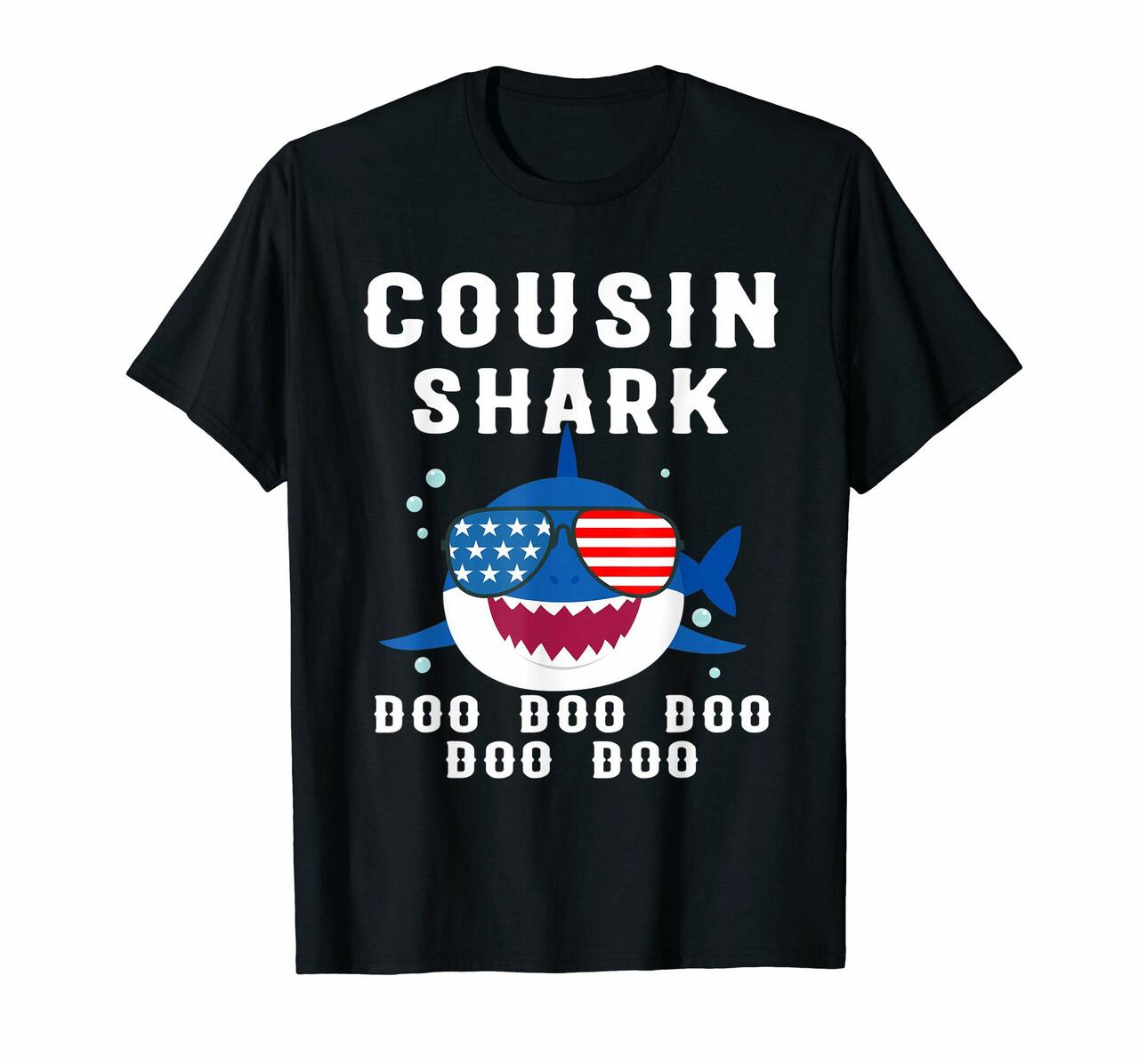 Cousin Shark Doo Doo Funny Baby Mommy Kids Shirt T-Shirt