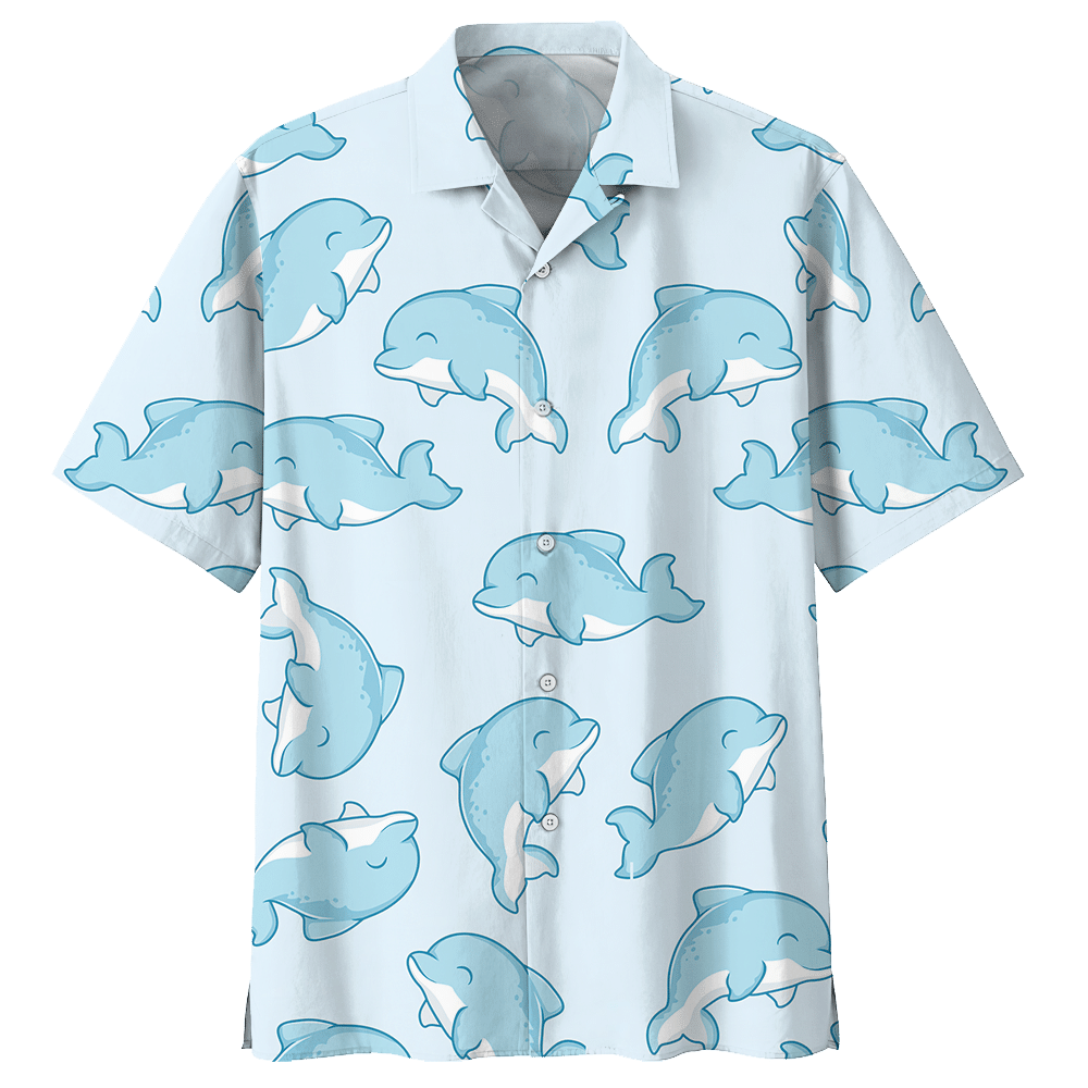 DOLPHIN HAWAIIAN SHIRT – BQD-DOL0504B19-CTD