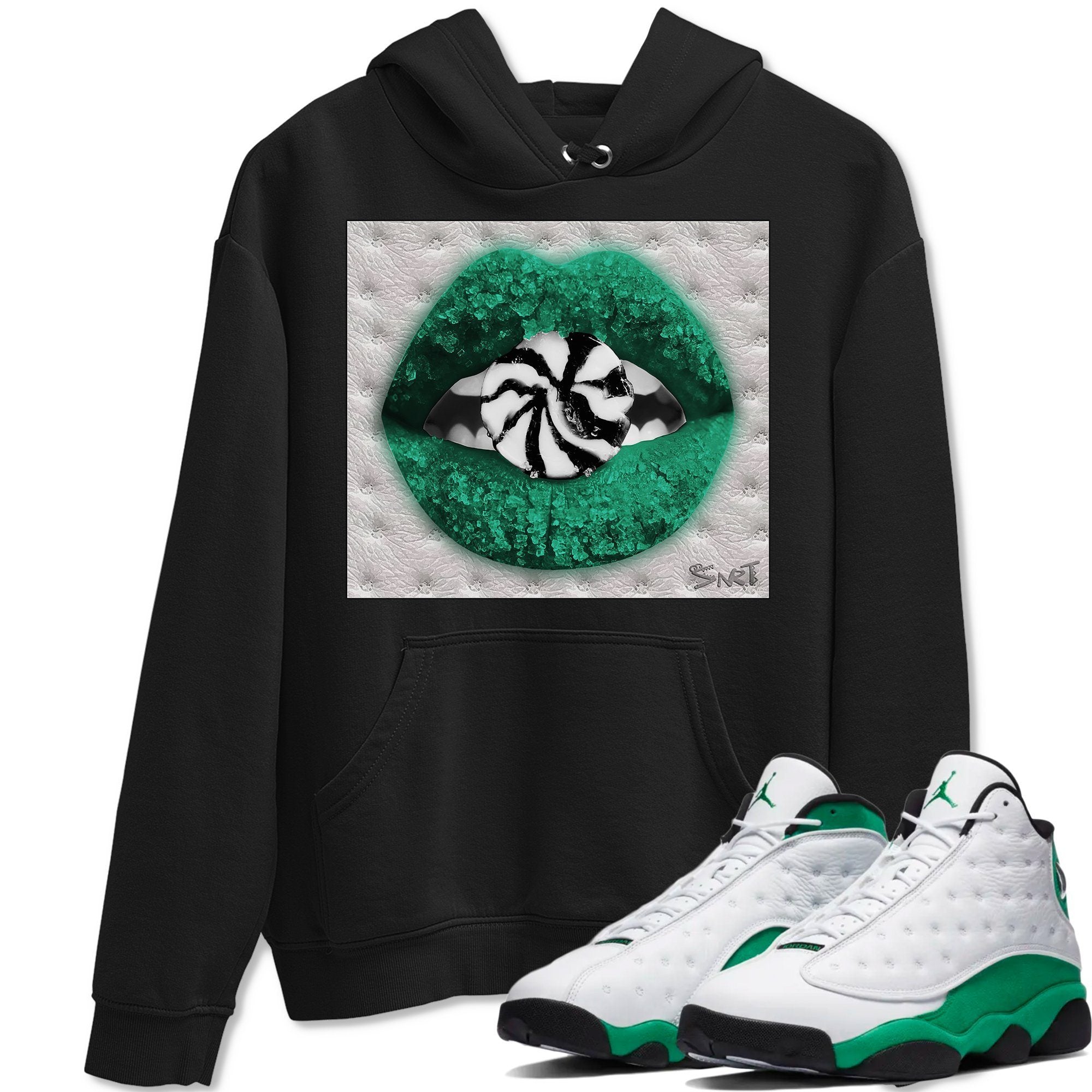 Lips Candy Hoodie – Air Jordan 13 Lucky Green