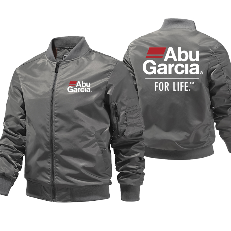 Abu Garcia Winter Jacket Abu Garcia Fisher Sweatshirts Coat Bomber Jacket Men Pilot Air Thick Pilot Jacket Motorcycle jacket alx