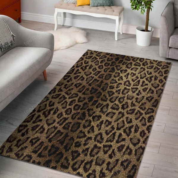 Cheetah Leopard Pattern Print Area Limited Edition  Sku 264703 Rug