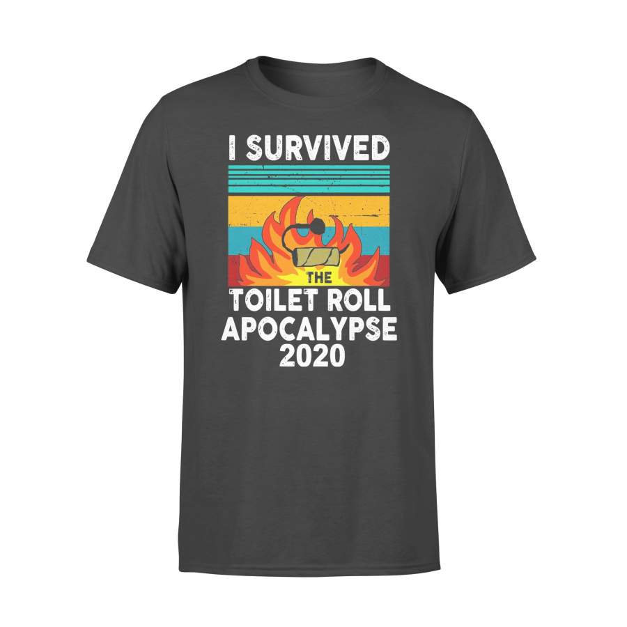 I Survived Toilet Roll Apocalypse 2020 Vintage T-shirt