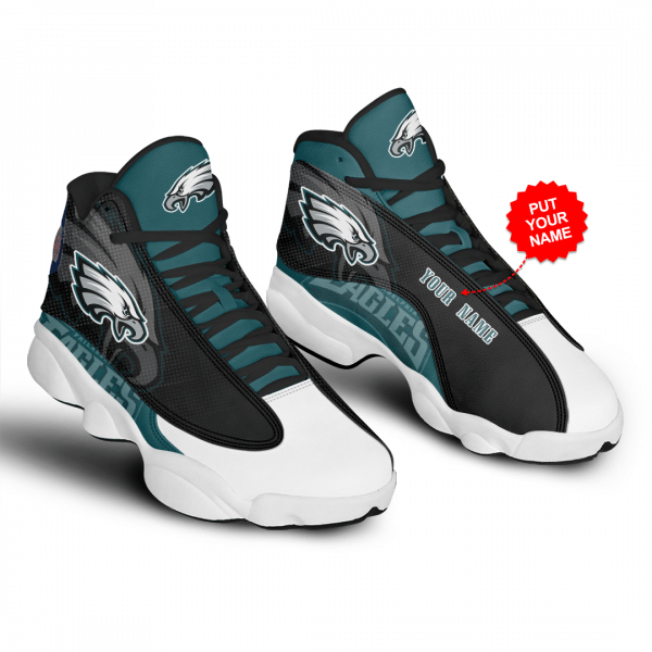 Philadelphia Eagles Custom Name Jd13 Shoes – V3