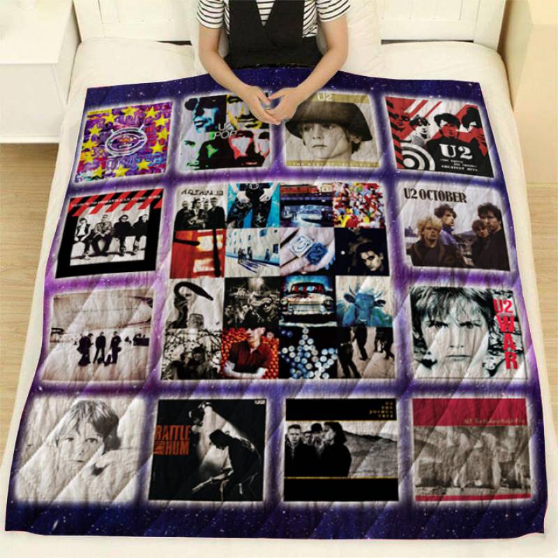 U2 Albums Quilt Blanket