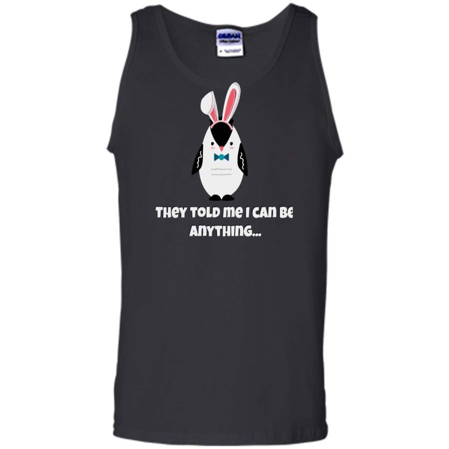 Cute Easter Bunny Penguin Easter T-shirt Tank Top