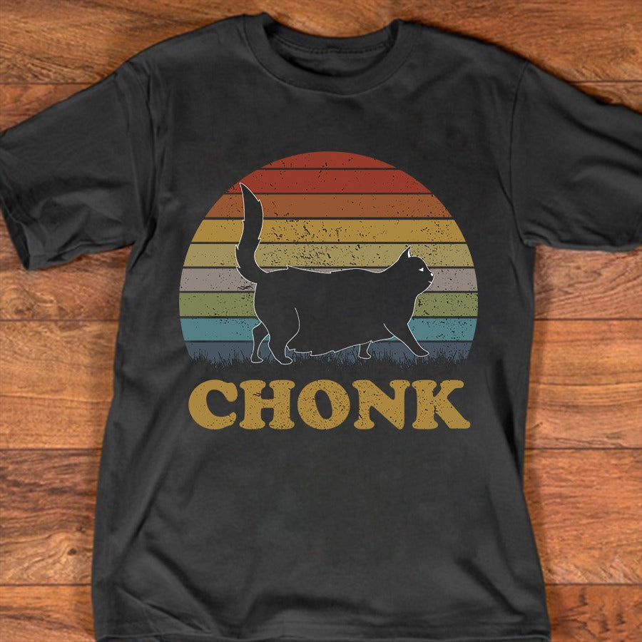 Fat Cat Chonk Retro Style Standard T-shirt