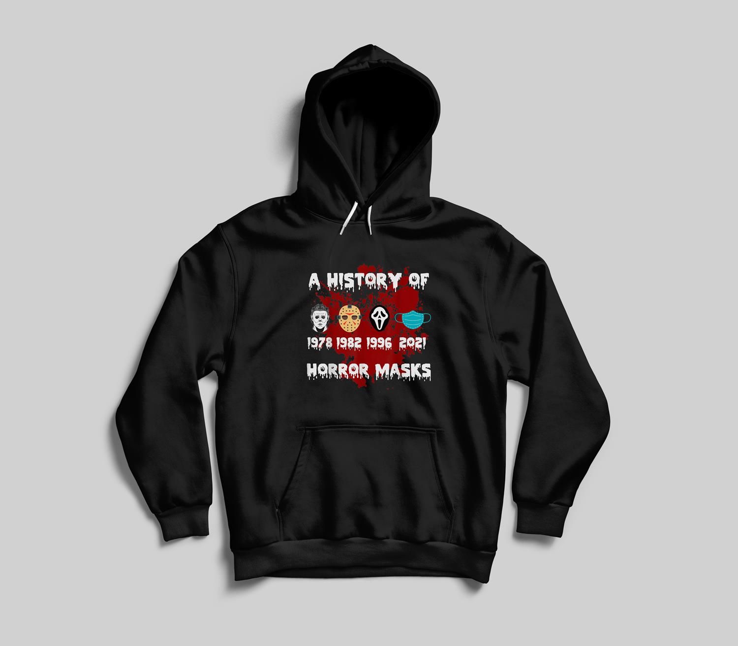 A History Of Horror Masks Funny Halloween Costume Youth Hoodie/T-Shirt