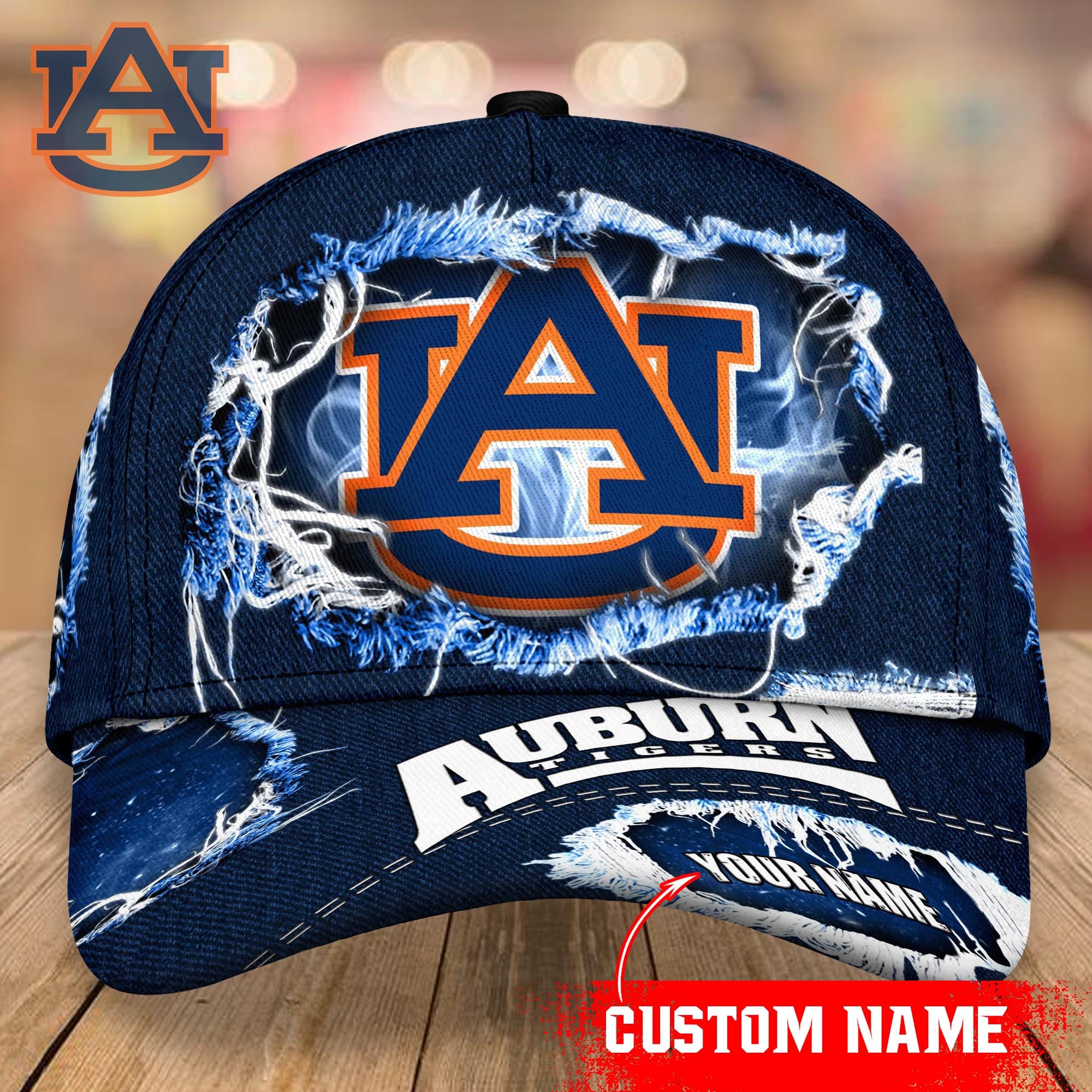 Auburn Tigers Baseball Caps Custom Name