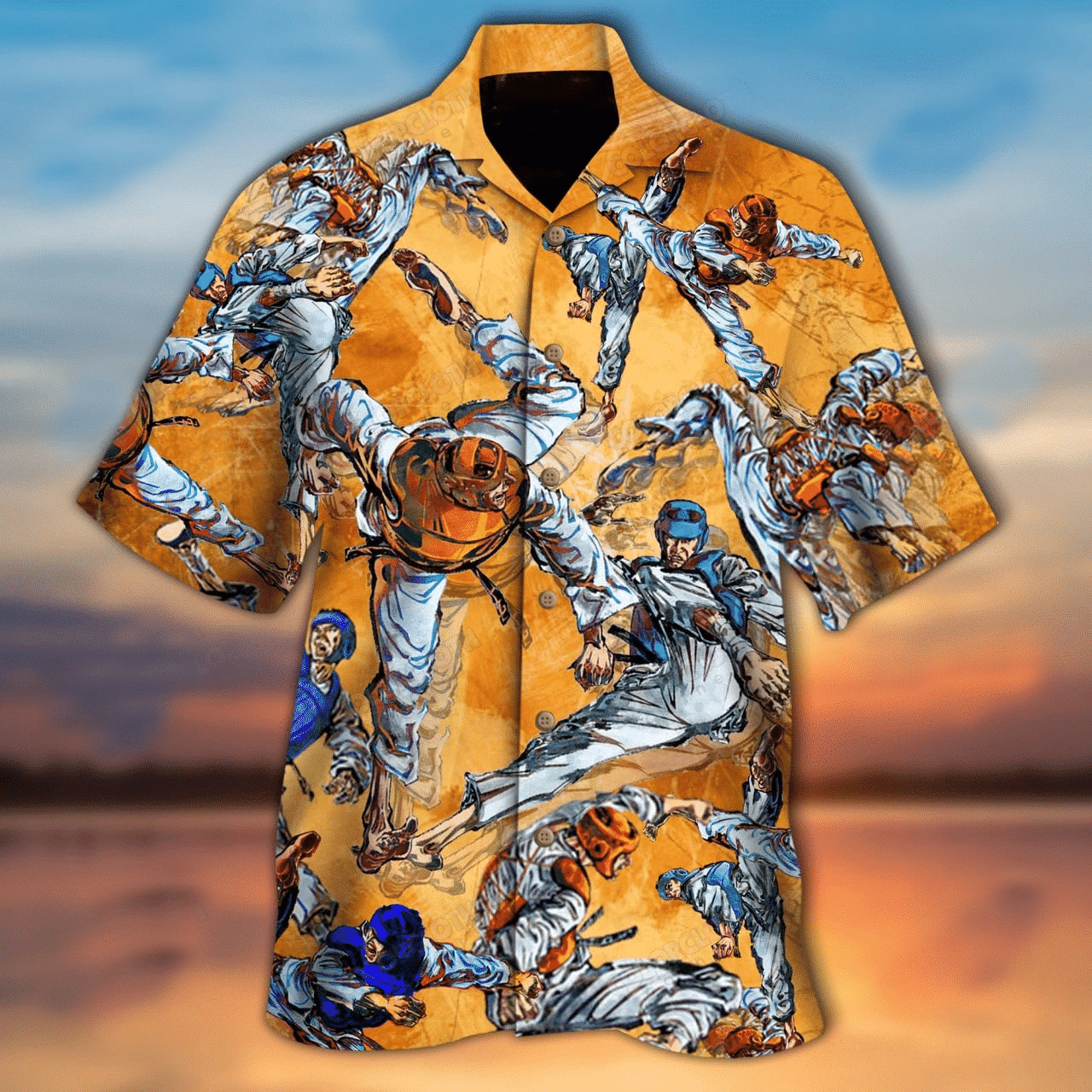 Taekwondo Hawaiian Shirt Aloha Shirt For Summer