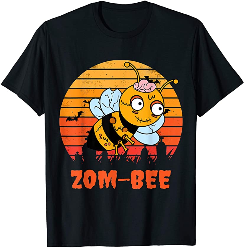 Zombie Bee Bees Retro Costume Easy Animal Halloween Gifts T-Shirt