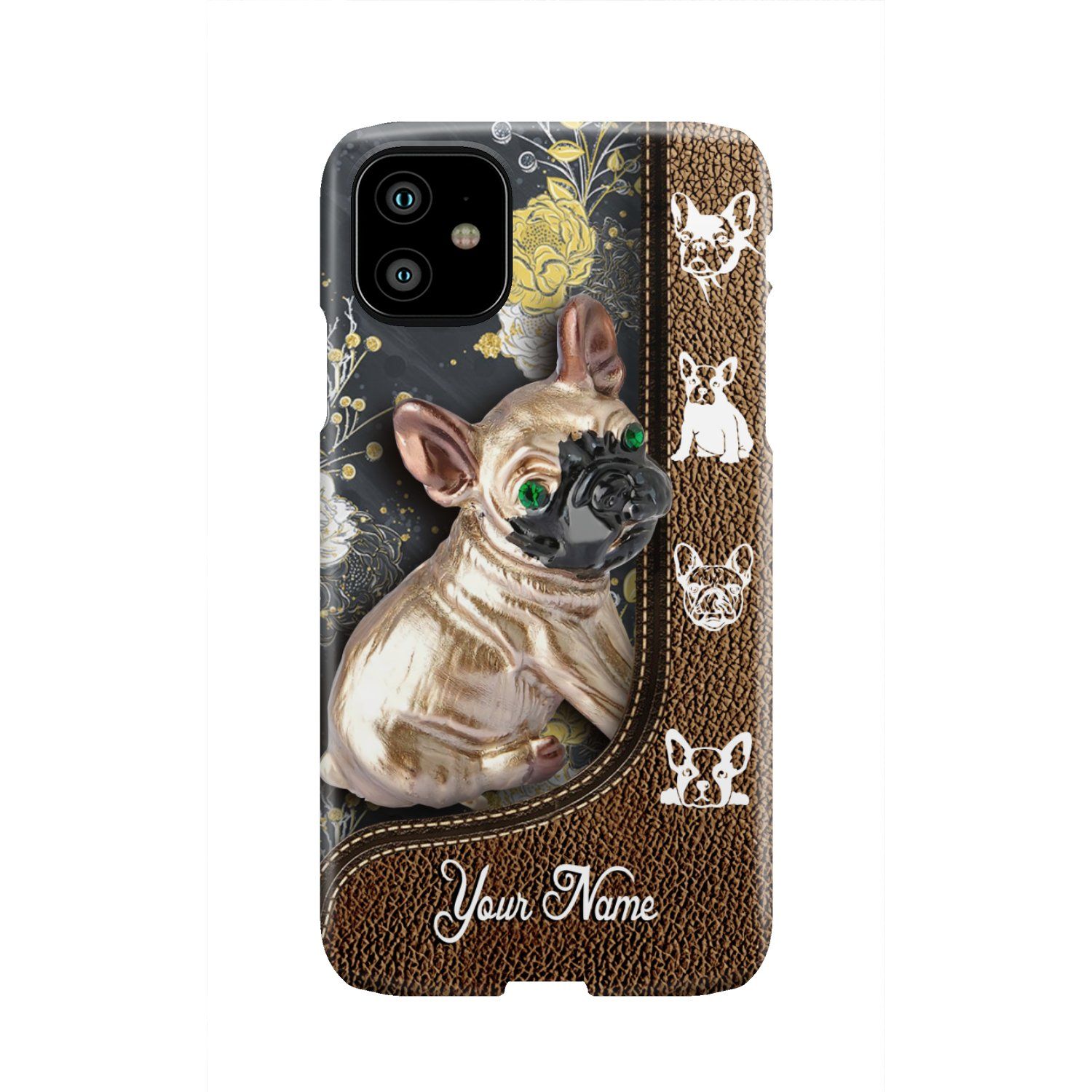 Bulldog 1808 Custom Name Phone Case