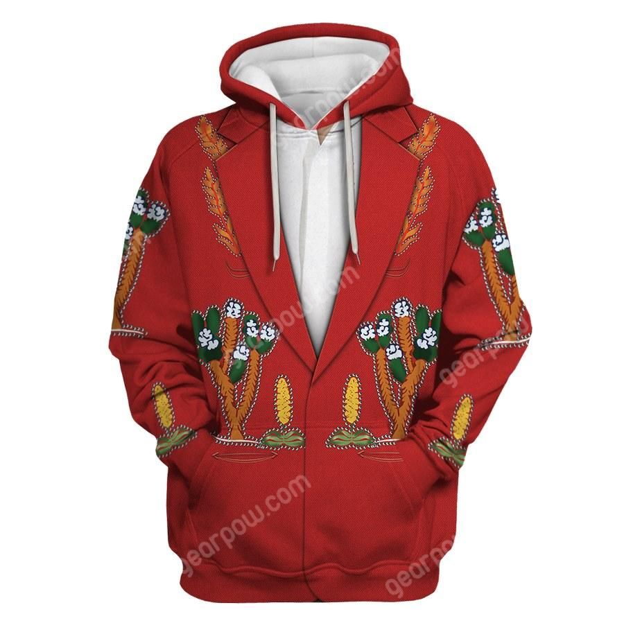 Billy Gibbons Costume Cosplay – 3D AOP Hoodie/Sweatshirt/Tshirt