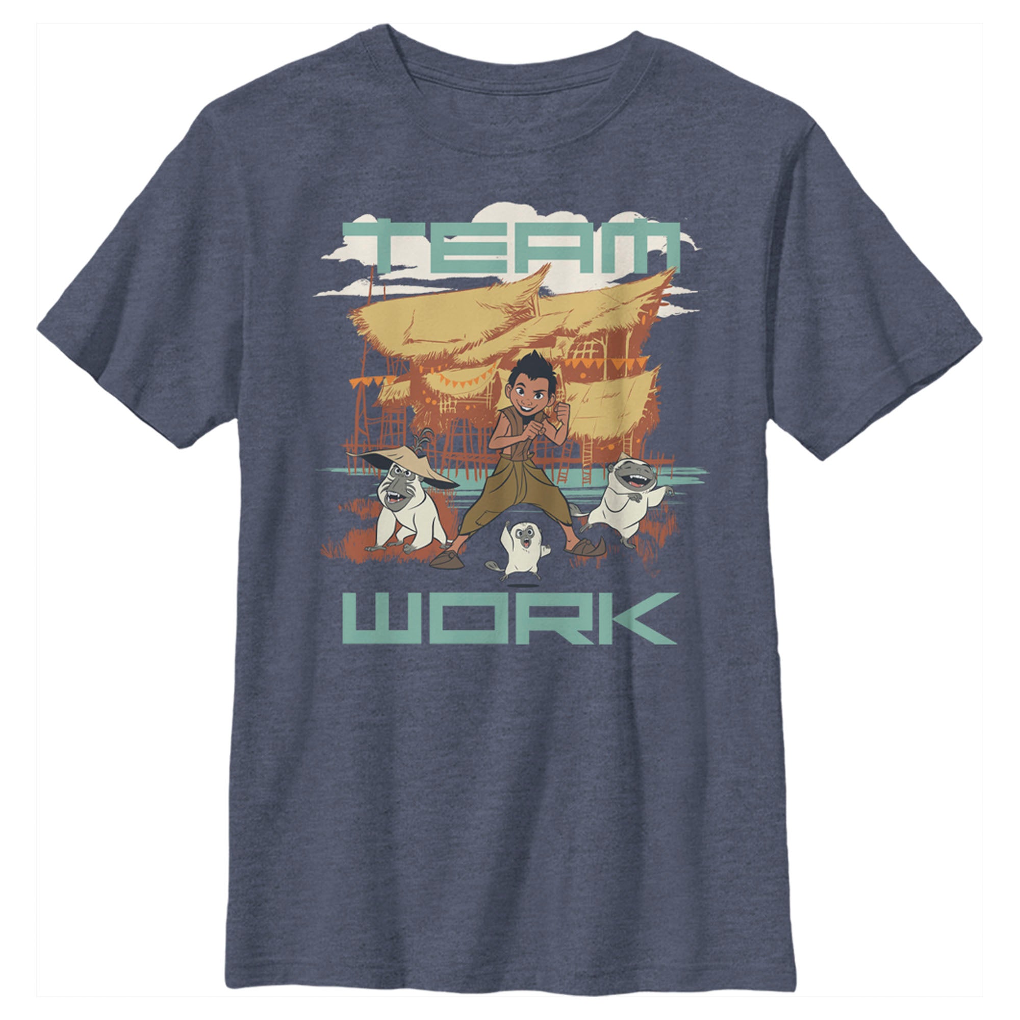 Raya And The Last Dragon Boy’S Boun Team Work  T-Shirt