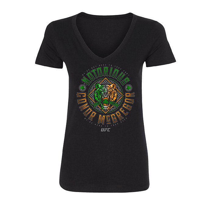 Women’S Ufc Conor Mcgregor Tiger T-Shirt – Black