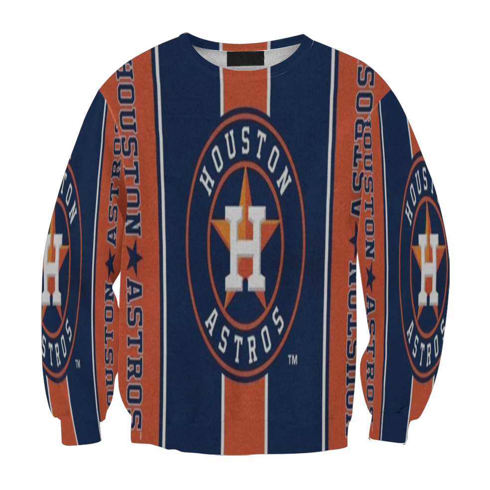 Houston Astros Emblem V6 Gift For Fan 3D Full Printing Sweatshirt