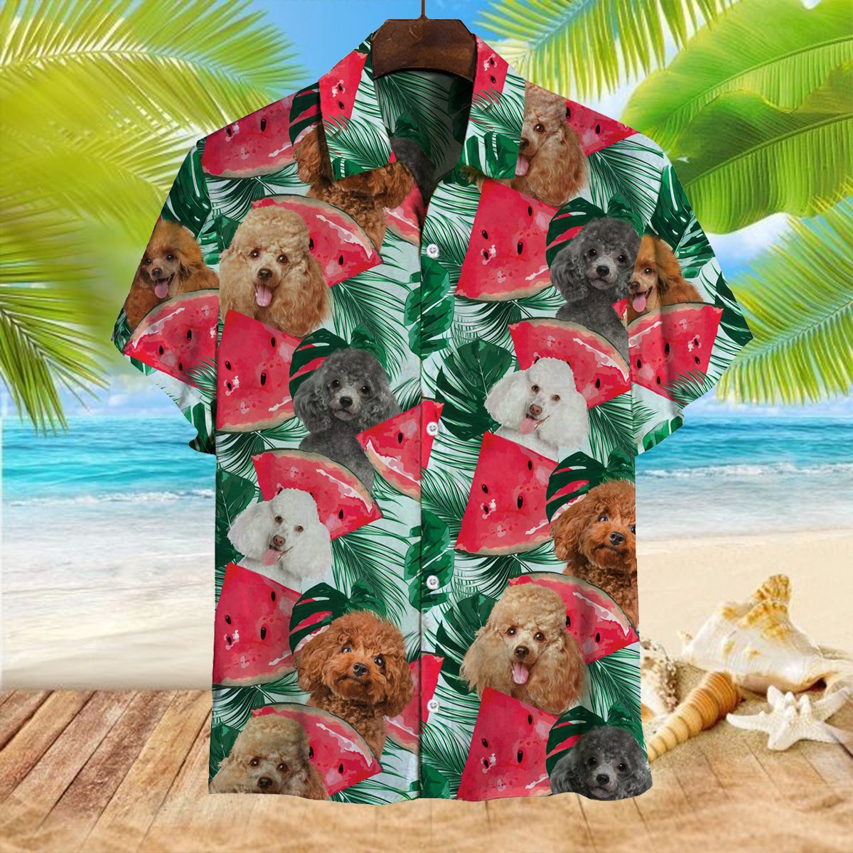 Poodle Hawaii Shirt Ha63392