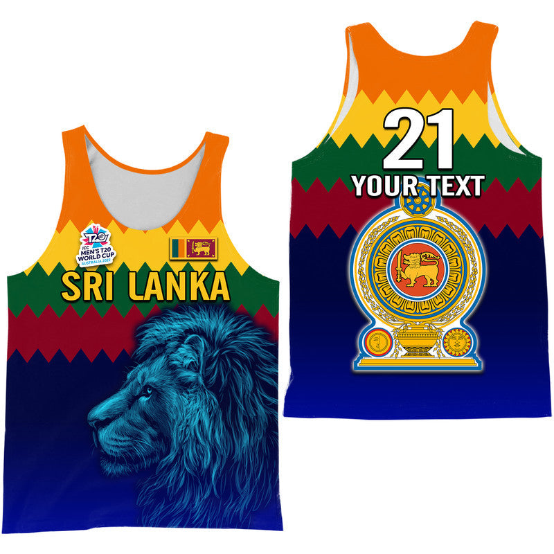 (Custom Personalised) Sri Lanka The Lions Cricket Men’S T20 World Cup Men Tank Top Lt9