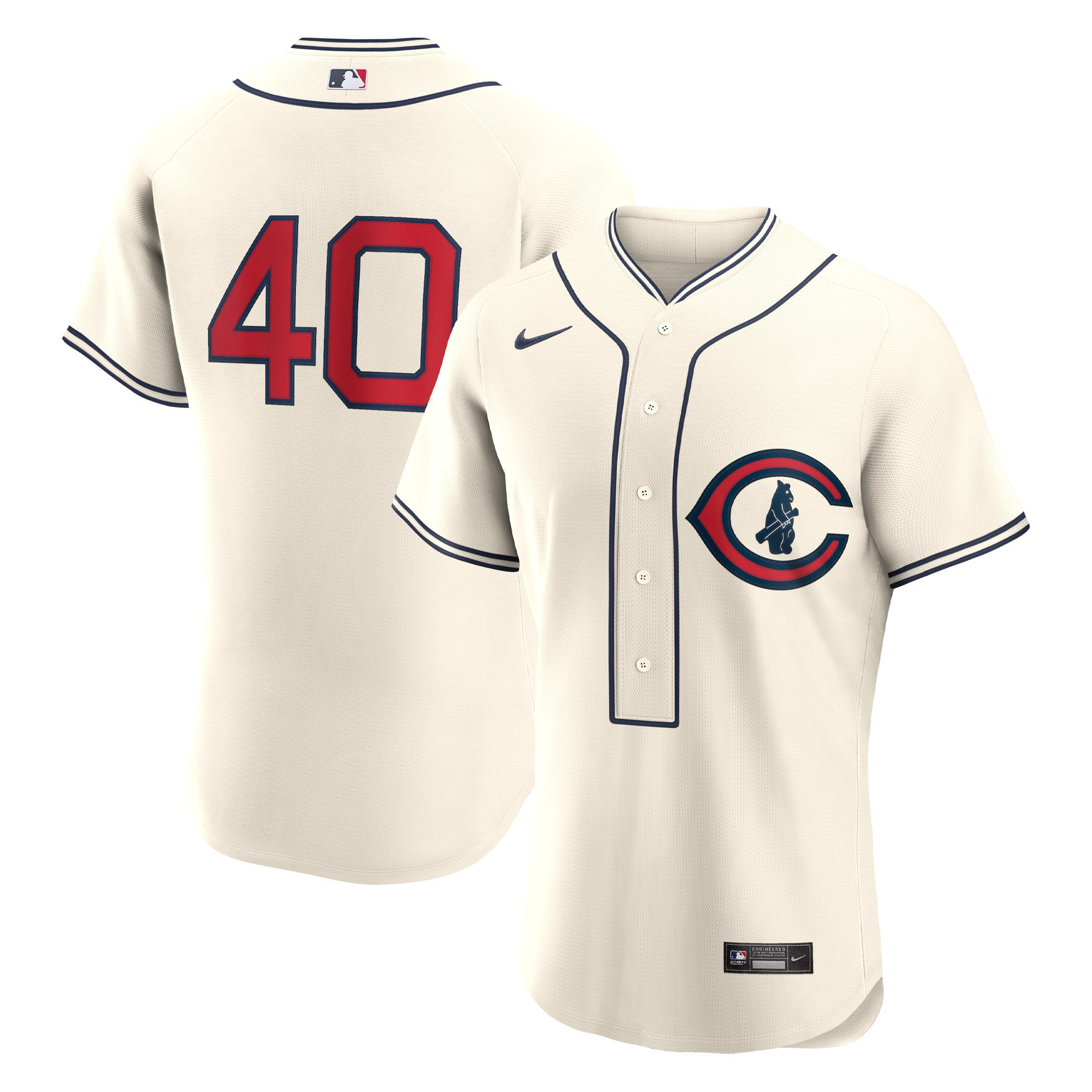 Willson Contreras Chicago Cubs 2022 MLB At Field Of Dreams Game Authentic Player Jersey – Cream MLB