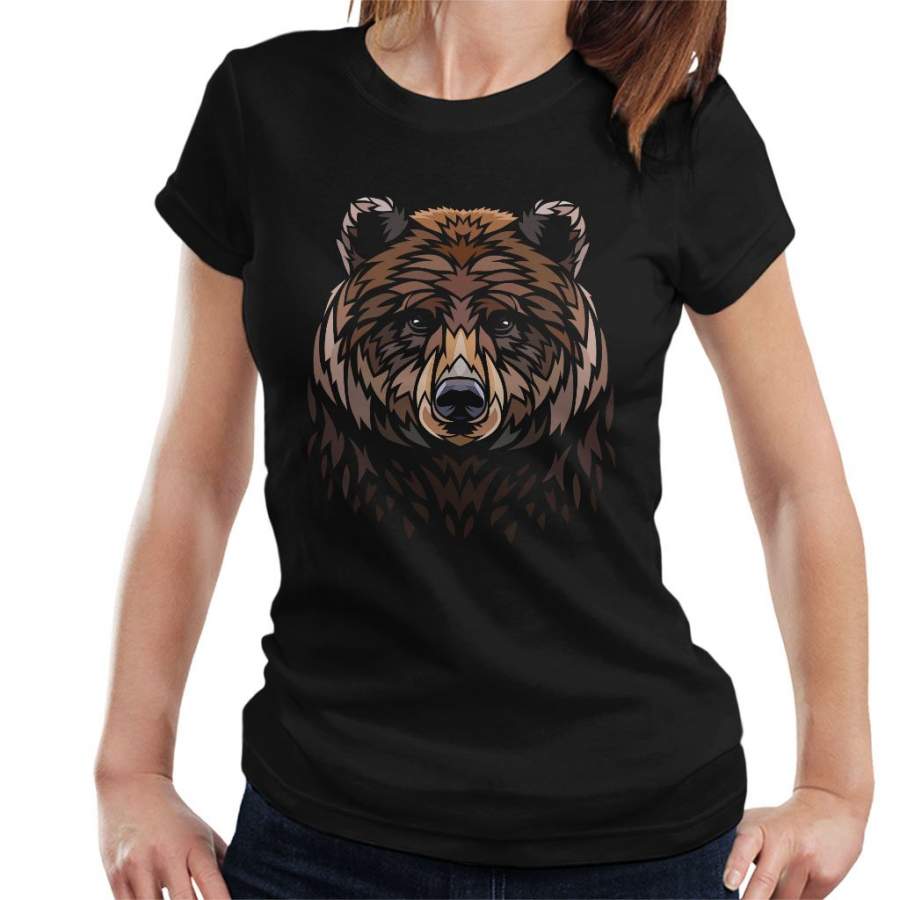 Tribal Bear Women’s T-Shirt