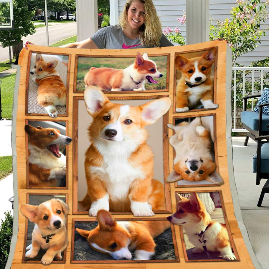 Corgi Blanket 3D Dog Blanket, For Corgi Lover