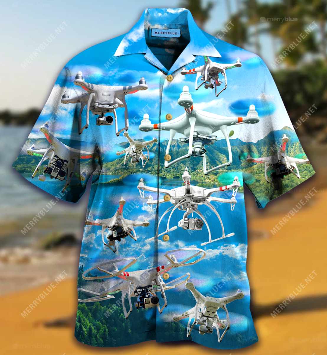 Sky Is Not The Limit It My Playground Drone Unisex Hawaii Shirt Ha109853