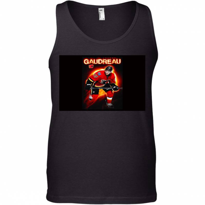 International Calgary Flames Johnny Gaudreau Premium Wall Tank Top