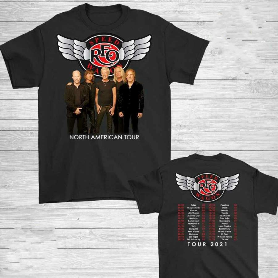 Reo Speedwagon North American Tour 2022 T-shirt