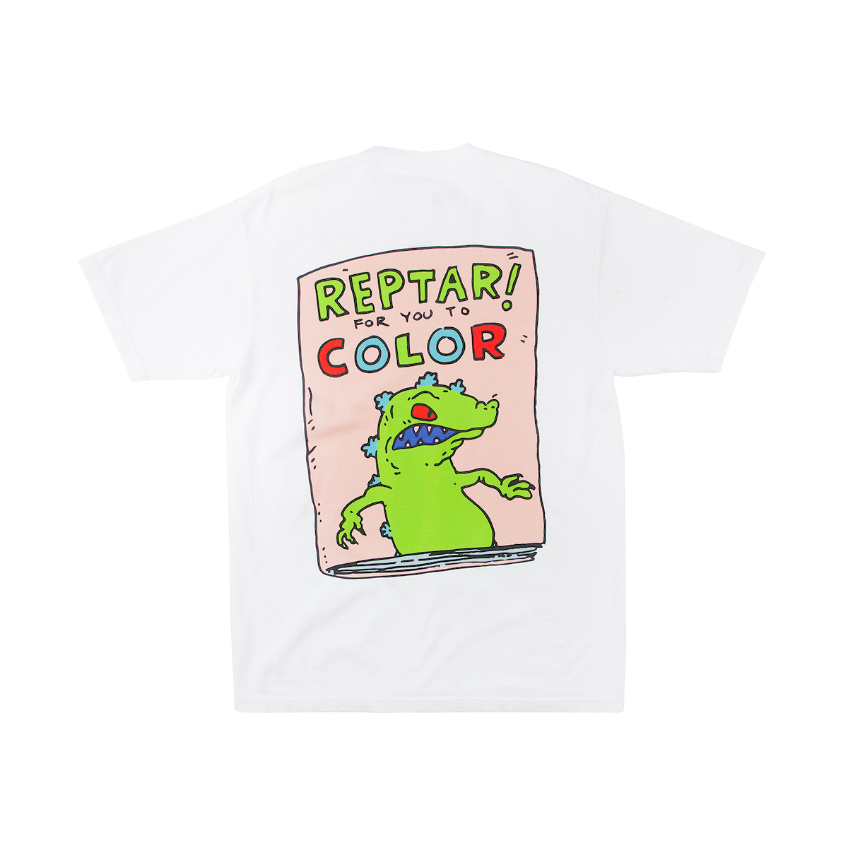 Reptar To Color White Tee