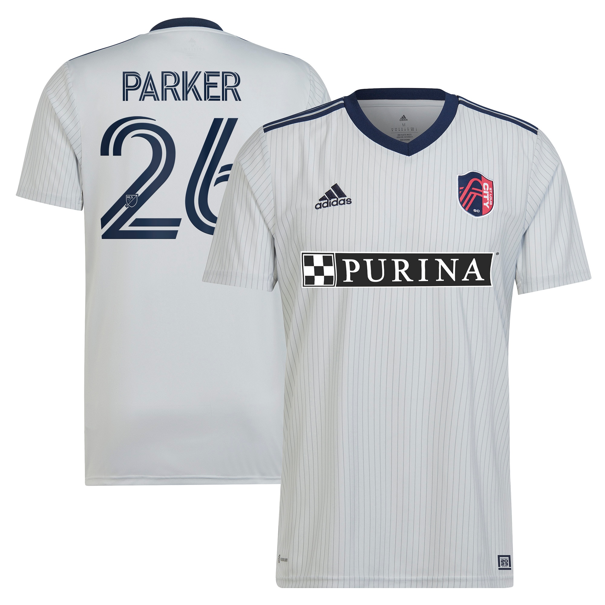 Tim Parker St. Louis City SC 2023 The Spirit Kit Replica Jersey – Gray