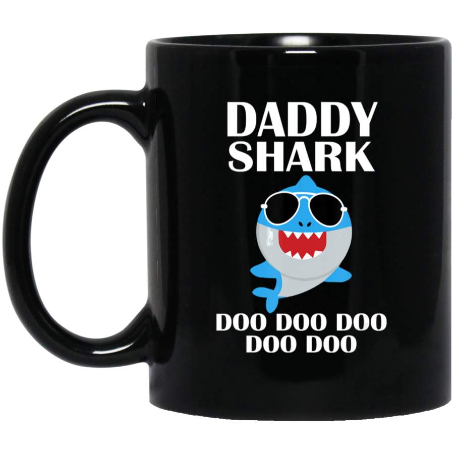 Daddy Shark Doo Doo Doo Fathers Day Daddy Coffee Mug