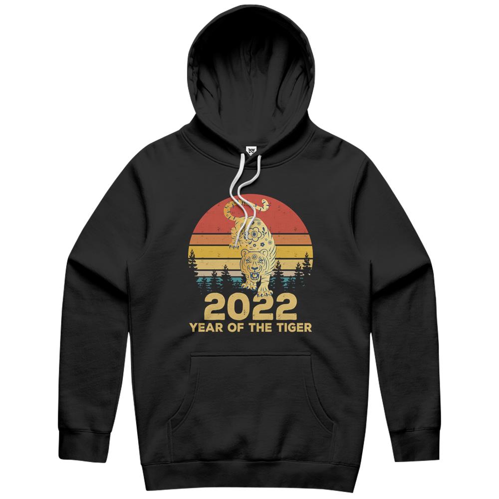 Vintage Year Of The Tiger Chinese New Year Decorations 2022 Hoodie