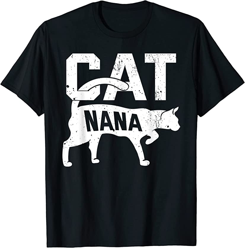 Cat Nana Kitten Pet Owner Meow Mother’s Day T-Shirt