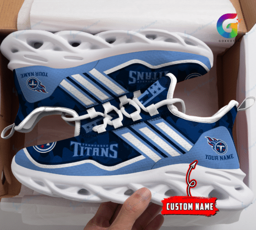 Tennessee Titans Personalized Yezy Running Sneakers Bg303