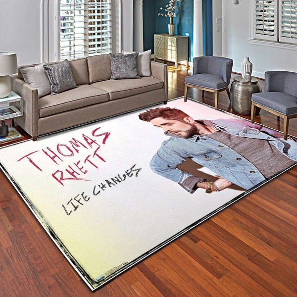 Thomas Rhett Album Rug, Living Room Carpet